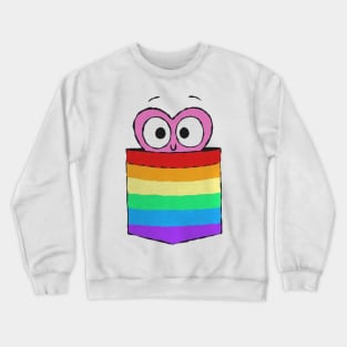 LGBT Heart Pocket Crewneck Sweatshirt